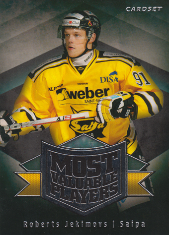 Jekimovs Roberts 12-13 Cardset Most Valuable Players #MVP-14