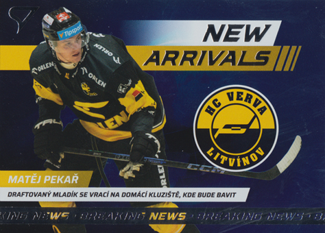 Pekař Matěj 24-25 Tipsport Extraliga New Arrivals #NA-09