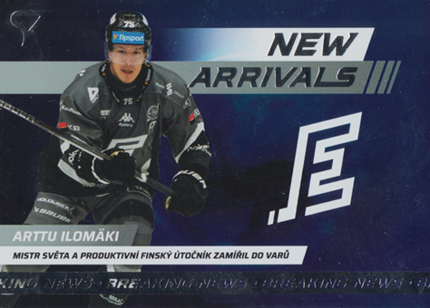 Ilomäki Arttu 24-25 Tipsport Extraliga New Arrivals #NA-28