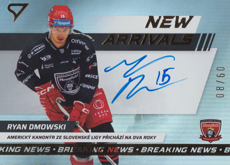 Dmowski Ryan 24-25 Tipsport Extraliga New Arrivals Auto #NAS-RD