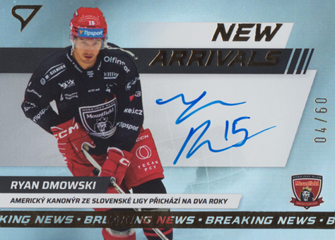 Dmowski Ryan 24-25 Tipsport Extraliga New Arrivals Auto #NAS-RD