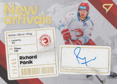 Pánik Richard 23-24 Tipsport Extraliga New Arrivals Auto #NAS-RP