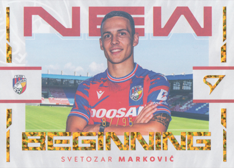Markovič Svetozar 24-25 Chance Liga New Beginning Rainbow Gold #NB-07