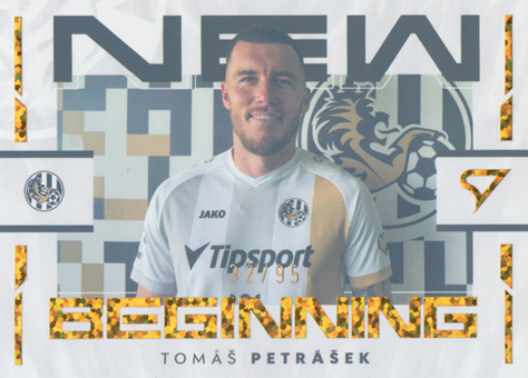 Petrášek Tomáš 24-25 Chance Liga New Beginning Rainbow Gold #NB-13