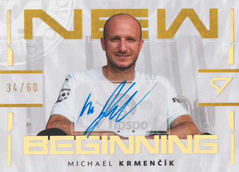 Krmenčík Michael 24-25 Chance Liga New Beginning Auto #NBS-MK
