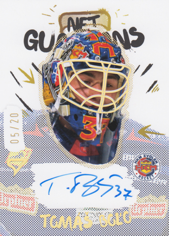 Boľo Tomáš 24-25 Tipos Extraliga Net Guardians Gold Auto #NGS-TB
