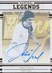 Dobiaš Karol 19-20 Futbalové Slovensko National Legends Autograph #L01