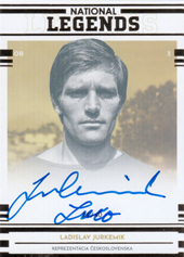 Jurkemik Ladislav 19-20 Futbalové Slovensko National Legends Autograph #L06