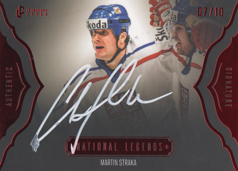 Straka Martin 2024 LC Expectations Authentic Signature National Legends Red #NL-11