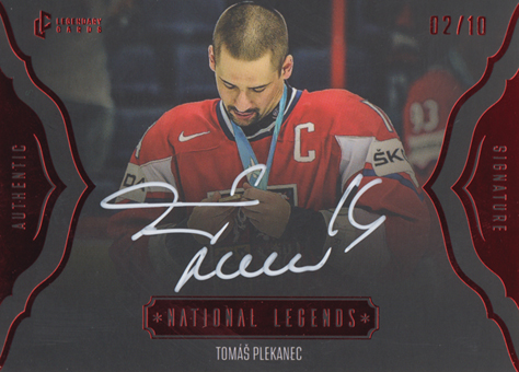 Plekanec Tomáš 2024 LC Expectations Authentic Signature National Legends Red #NL-13