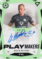 Melichar Martin 22-23 Fortuna Liga F:NL Playmakers Auto #NLS-MM