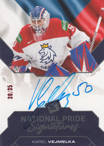 Vejmelka Karel 2022 MK Reprezentace National Pride Signature #NPS-KV
