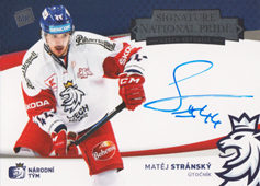 Stránský Matěj 2021 MK Reprezentace National Pride Signature #NPS-MS