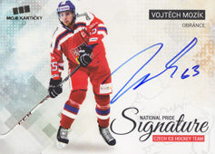 Mozík Vojtěch 2018 MK Reprezentace National Pride Signature Gold #NPS-VM
