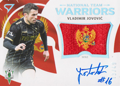 Jovović Vladimir 20-21 Fortuna Liga National Team Warriors Auto Flag #S-WR13