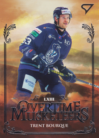 Bourque Trent 24-25 Tipos Extraliga Overtime Musketeers #OM-13