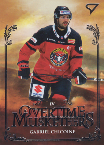 Chicoine Gabriel 24-25 Tipos Extraliga Overtime Musketeers #OM-19