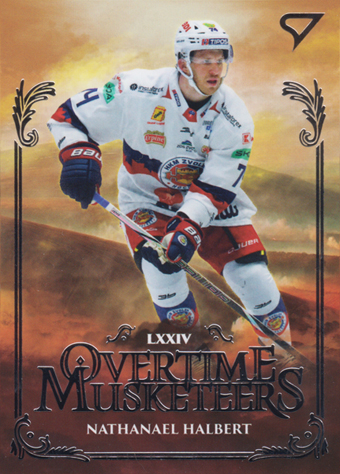 Halbert Nathanael 24-25 Tipos Extraliga Overtime Musketeers #OM-22