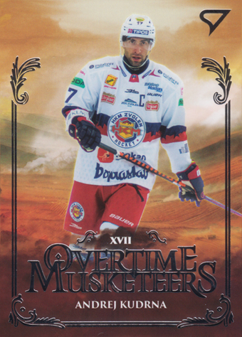 Kudrna Andrej 24-25 Tipos Extraliga Overtime Musketeers #OM-23