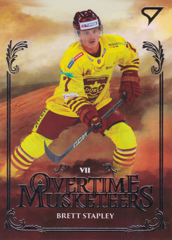 Stapley Brett 24-25 Tipos Extraliga Overtime Musketeers #OM-27