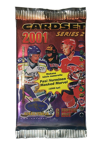 2000-01 Cardset SM-Liiga Series 2 Hobby balíček