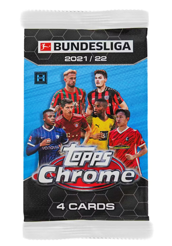 2021-22 Topps Chrome Bundesliga Hobby balíček