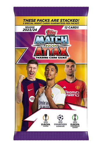 2023-24 Topps Match Attax UEFA Club Competitions Hobby balíček