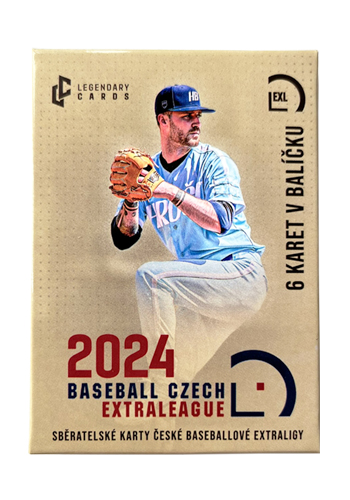 2024 LC Czech Baseball Extraleague Hobby balíček