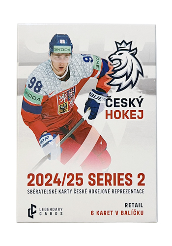 2024-25 Legendary Cards Reprezentace II. Retail balíček