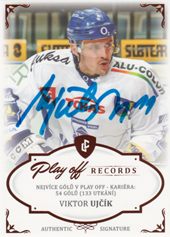 Ujčík Viktor 2023 Legendary Cards Rekordy ELH Play off Signature #PGC-02