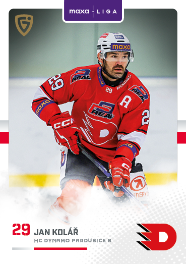 Kolář Jan 25-26 GOAL Cards Maxa liga #PCE-04
