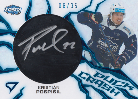 Pospíšil Kristián 24-25 Tipsport Extraliga Puck Crash Auto #PC-KP
