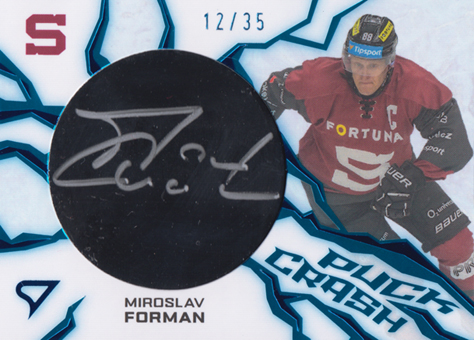Forman Miroslav 24-25 Tipsport Extraliga Puck Crash Auto #PC-MF