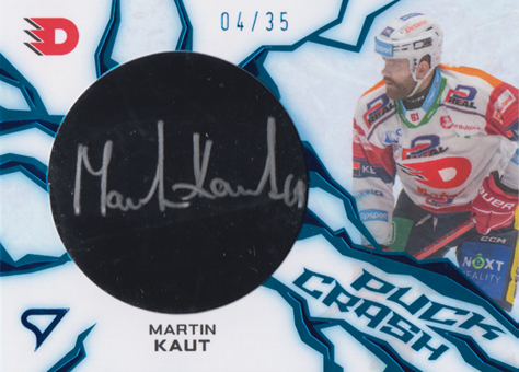Kaut Martin 24-25 Tipsport Extraliga Puck Crash Auto #PC-MK