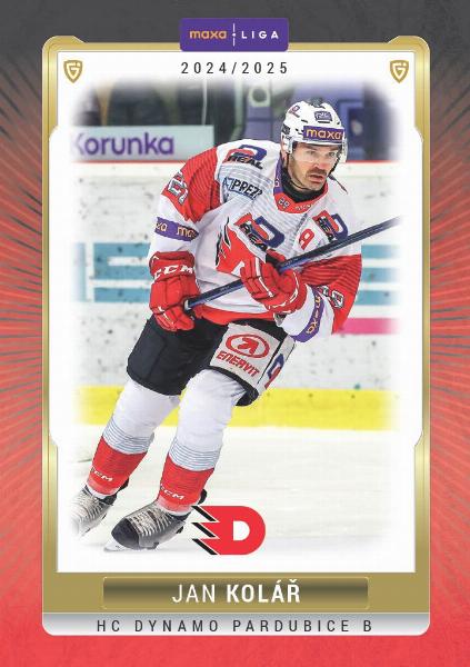 Kolář Jan 24-25 GOAL Cards Maxa liga #PCE-03