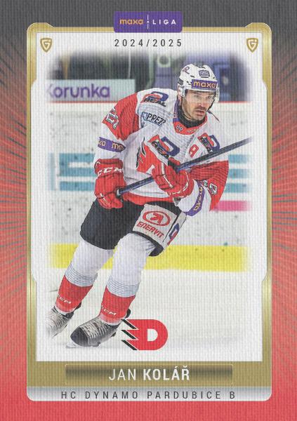 Kolář Jan 24-25 GOAL Cards Maxa liga Canvas #PCE-03