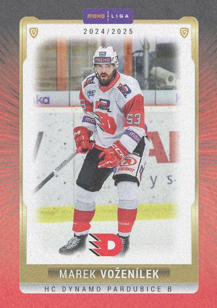 Voženílek Marek 24-25 GOAL Cards Maxa liga Sand #PCE-08