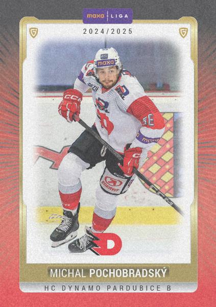 Pochobradský Michal 24-25 GOAL Cards Maxa liga Sand #PCE-13