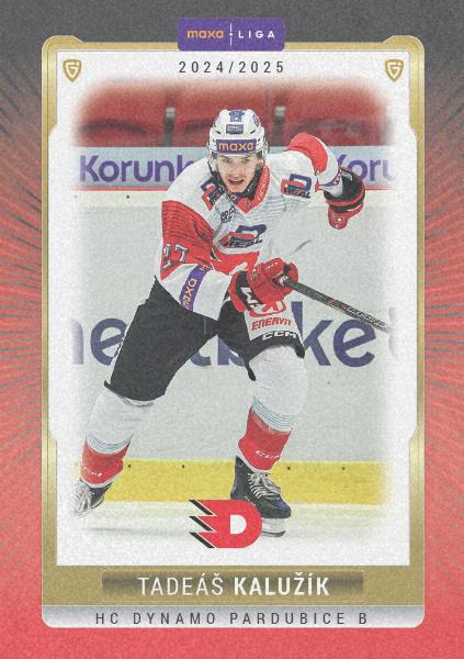 Kalužík Tadeáš 24-25 GOAL Cards Maxa liga Sand #PCE-16