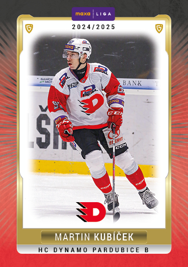Kubíček Martin 24-25 GOAL Cards Maxa liga #PCE-27