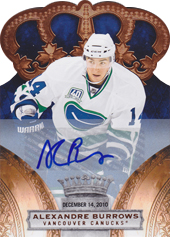 Burrows Alexandre 10-11 Crown Royale Premiere Date Signatures #96