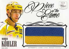 Köhler Bedřich 14-15 OFS Classic Piece of the Game Jersey Patch #PG-17