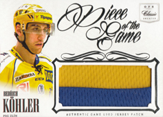 Köhler Bedřich 14-15 OFS Classic Piece of the Game Jersey Patch #PG-17
