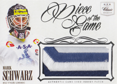 Schwarz Marek 14-15 OFS Classic Piece of the Game Jersey Patch #PG-30