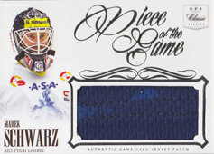 Schwarz Marek 14-15 OFS Classic Piece of the Game Jersey Patch #PG-30