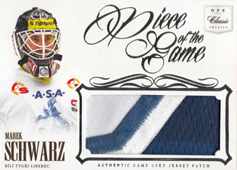 Schwarz Marek 14-15 OFS Classic Piece of the Game Jersey Patch #PG-30