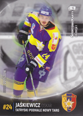Jaśkiewicz Oskar 17-18 Sportowekarty PHL #PH1
