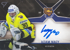 Nagy Adam 17-18 Tipsport Liga Podpisové karty #P17