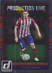 Koke 16-17 Panini Donruss Production Line #27