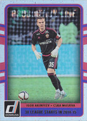 Akinfeev Igor 16-17 Panini Donruss Production Line Holographic #12